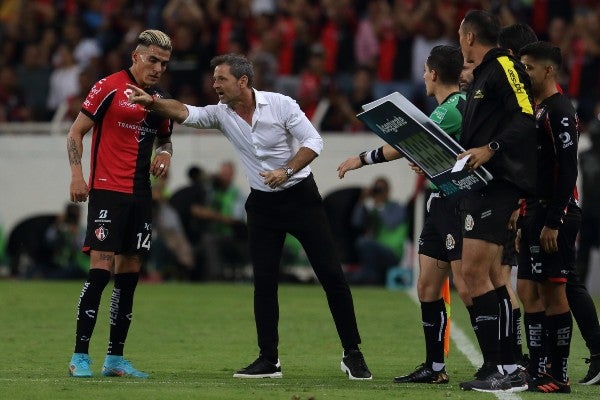 Cocca en acción durante la Vuelta de la Semifinal