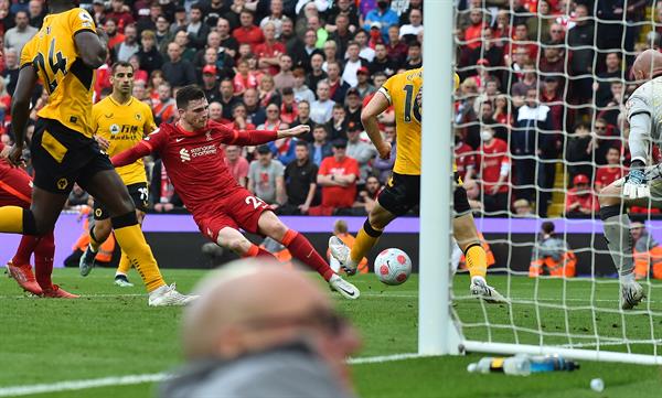 Liverpool frente a Wolves en la última Jornada de la Premier League