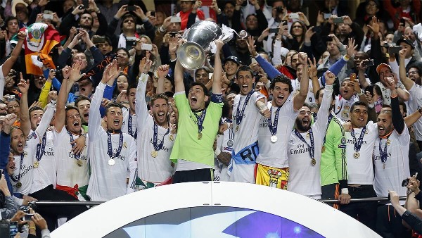 Real Madrid celebra la décima en Lisboa, en mayo del 2014