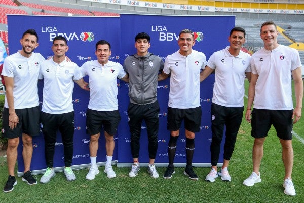 Jugadores de Pachuca y Atlas en el día de Medios previo a la Ida de la Final del CL22