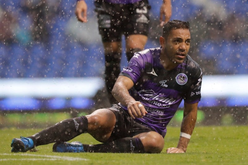 Marco Fabián, durante el partido de repechaje