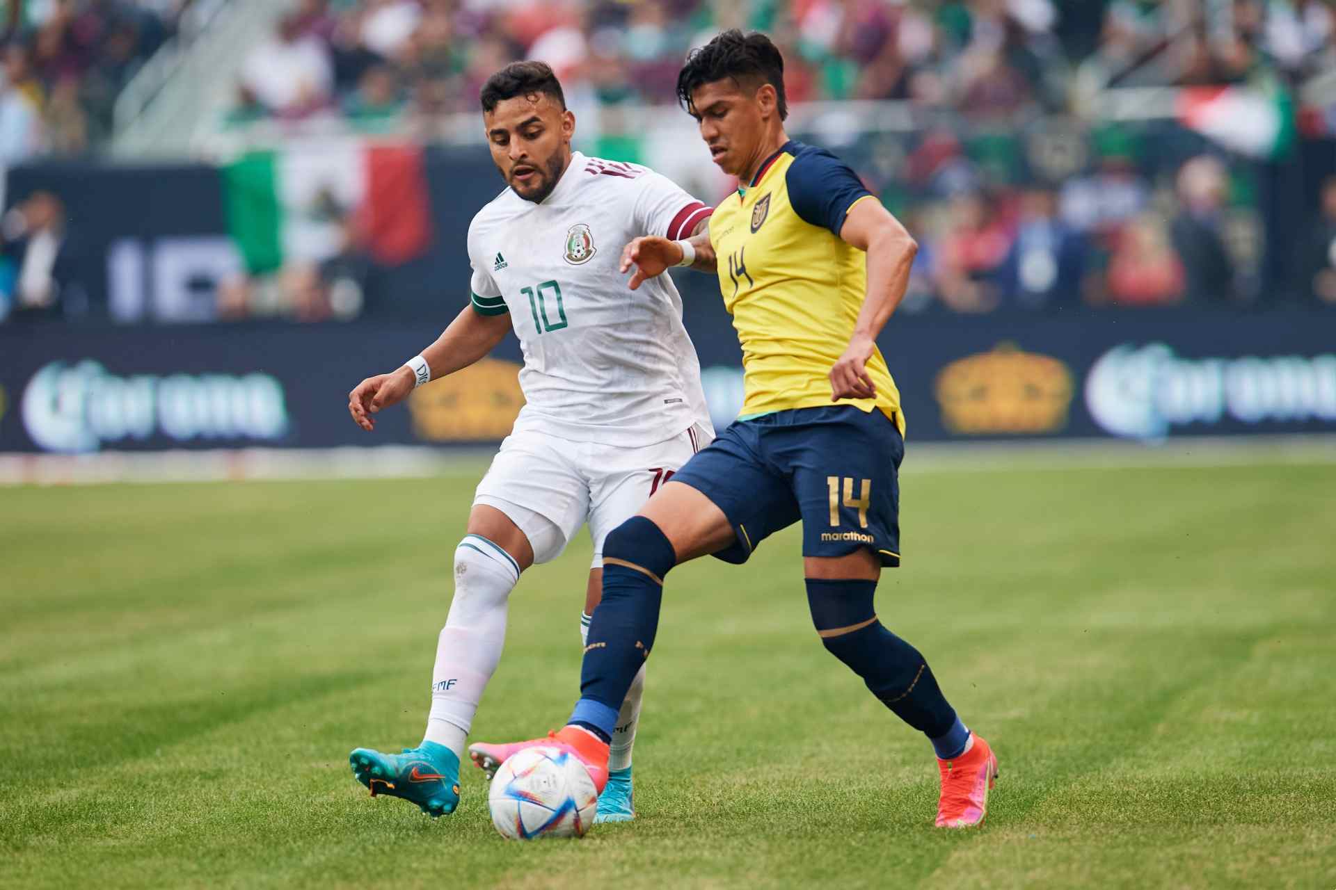 México jugando partido amistoso internacional ante Ecuador
