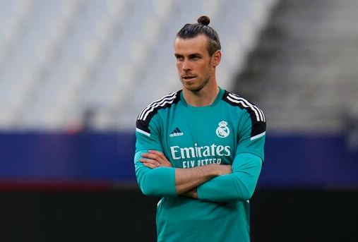 Gareth Bale asiste a una sesión de entrenamiento