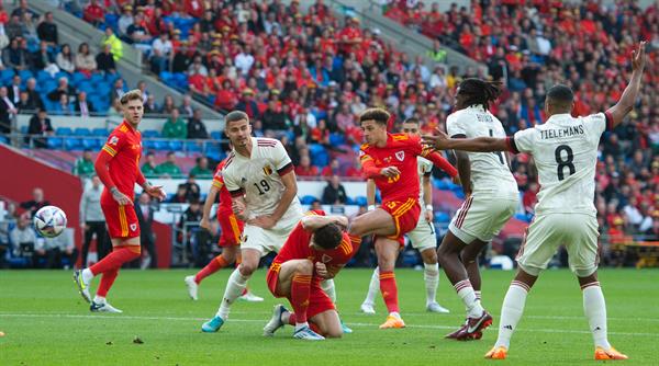 Gales vs Bélgica en Nations League