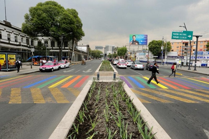 Cruces peatonales en la CDMX