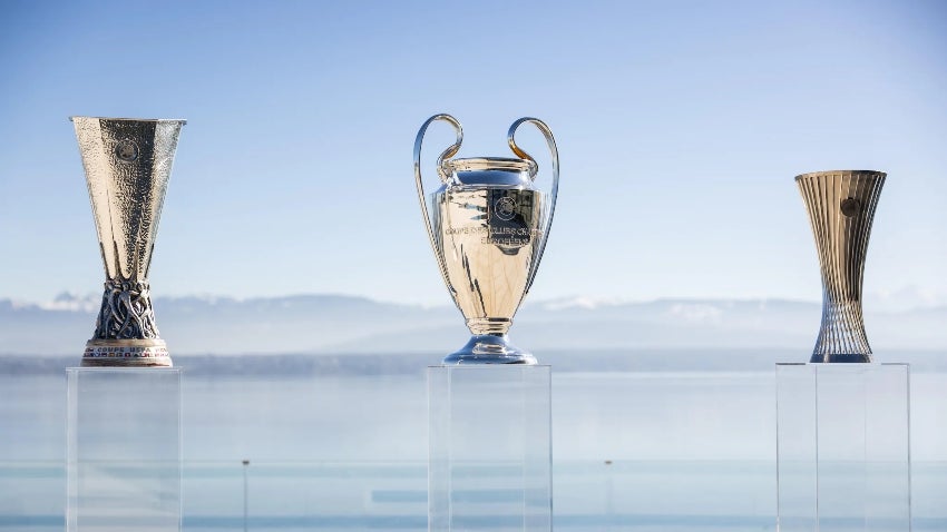 Trofeos de la Champions, Europa y Conference League