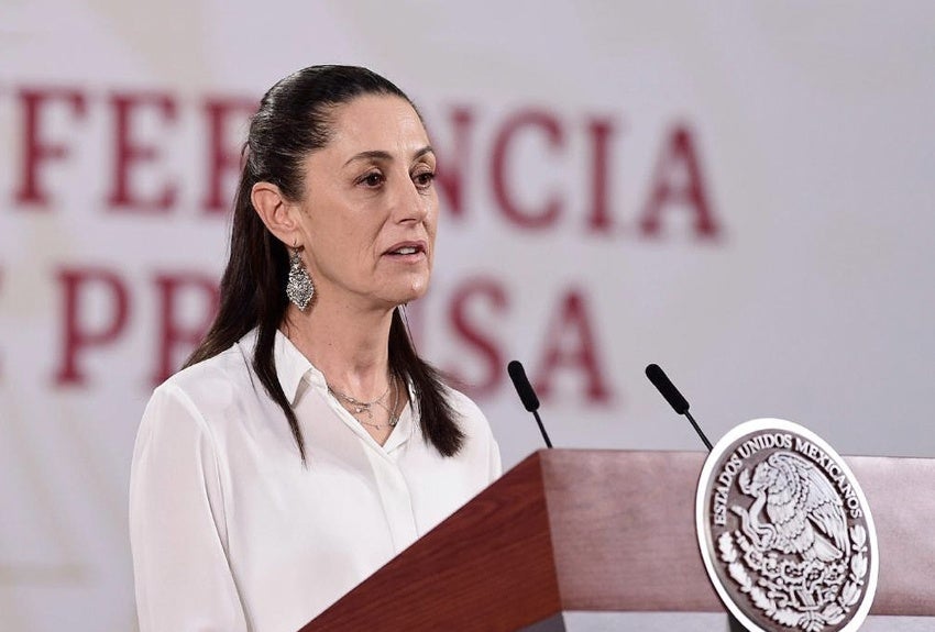 Sheinbaum en conferencia de prensa