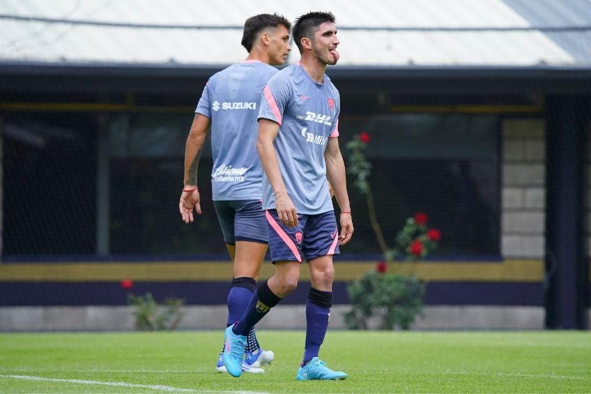 Gustavo Del Prete durante un partido