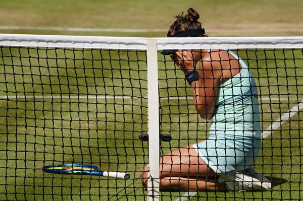 Belinda Bencic en festejo