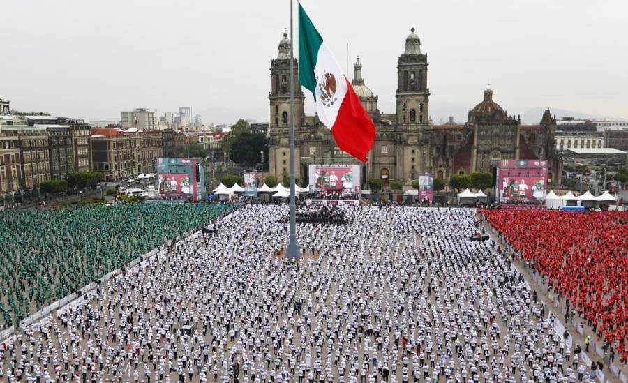 El Zócalo de la CDMX fue testigo del nuevo récord