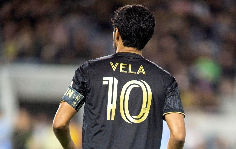 Carlos Vela en partido con LAFC