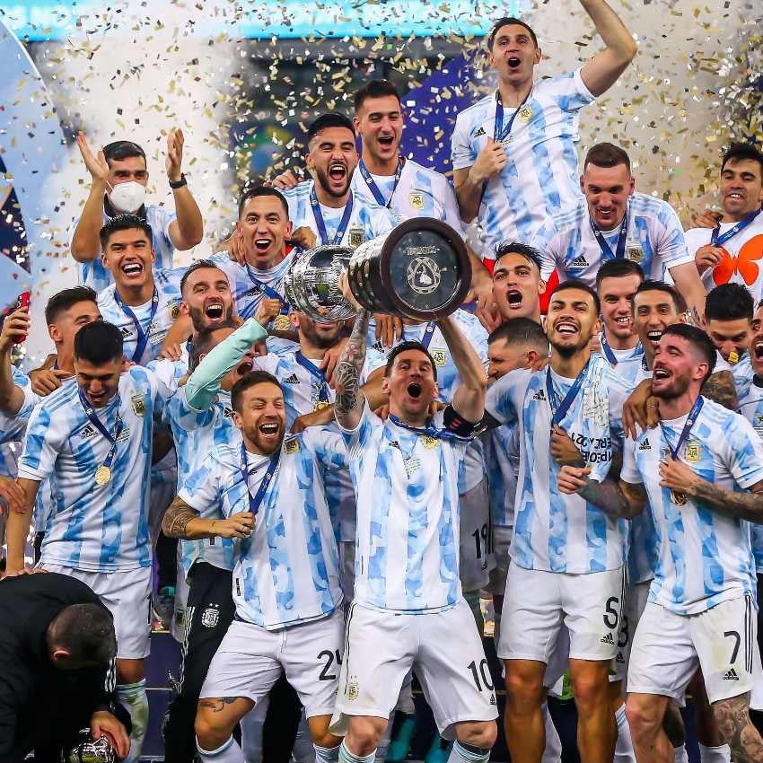 Argentina cuando ganó la Copa América