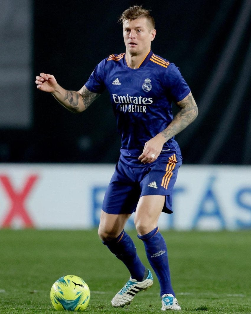 Toni Kroos en un partido del Real Madrid