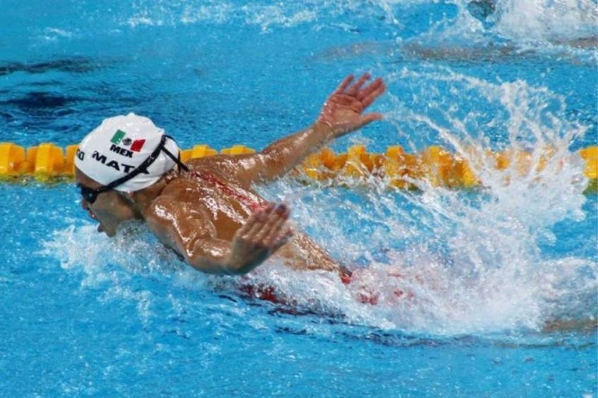 María José Mata Cocco durante una competencia