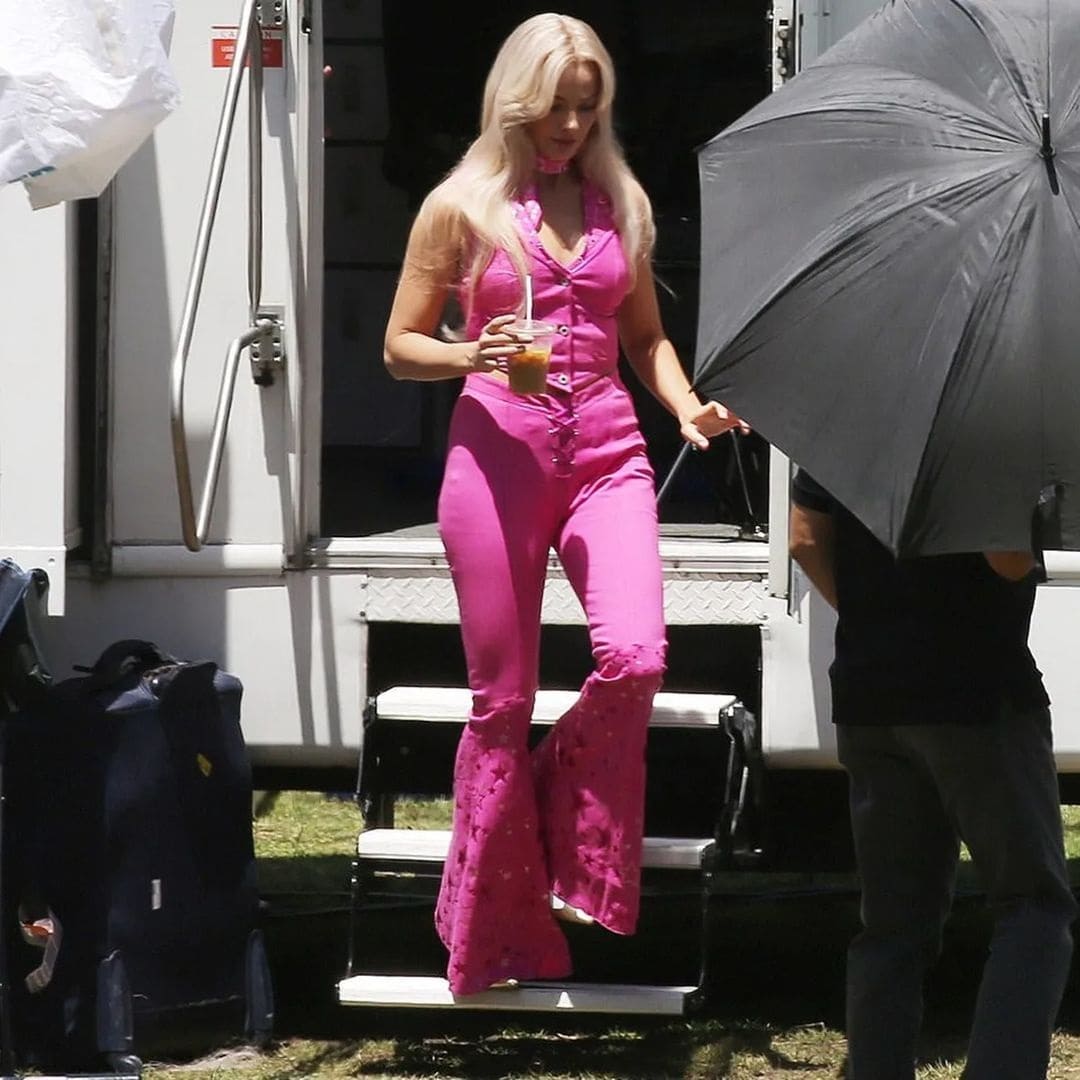 Margot Robbie fue captada como barbie