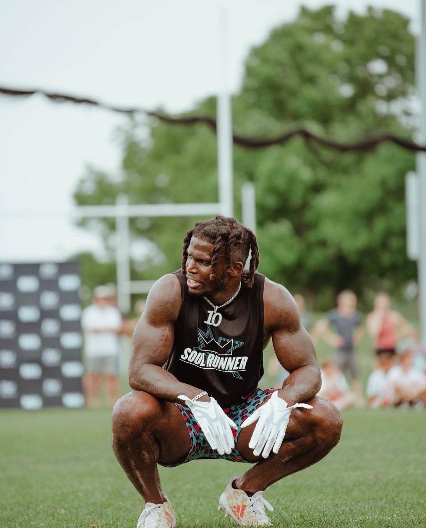 Hill en entrenamiento con Miami 