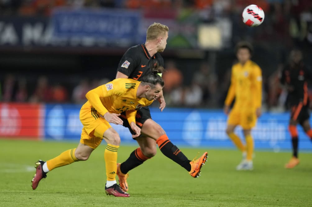 De Ligt en partido con la Selección de Países Bajos