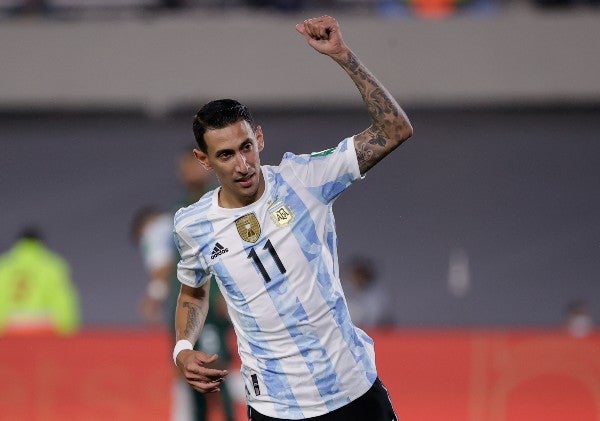 Ángel Di María con la Selección de Argentina