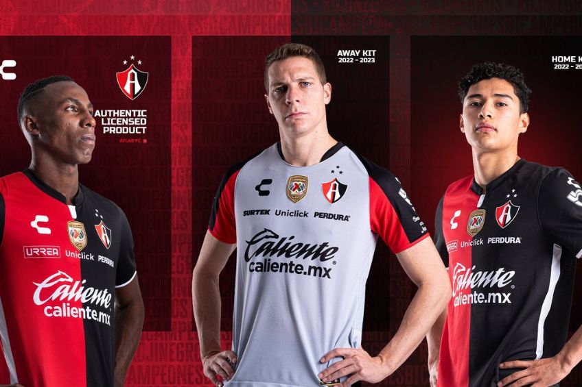 Uniformes del Atlas para la temporada 2022-23