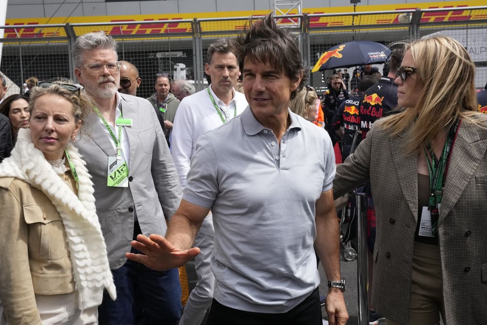 Tom Cruise presente en el GP de Gran Bretaña