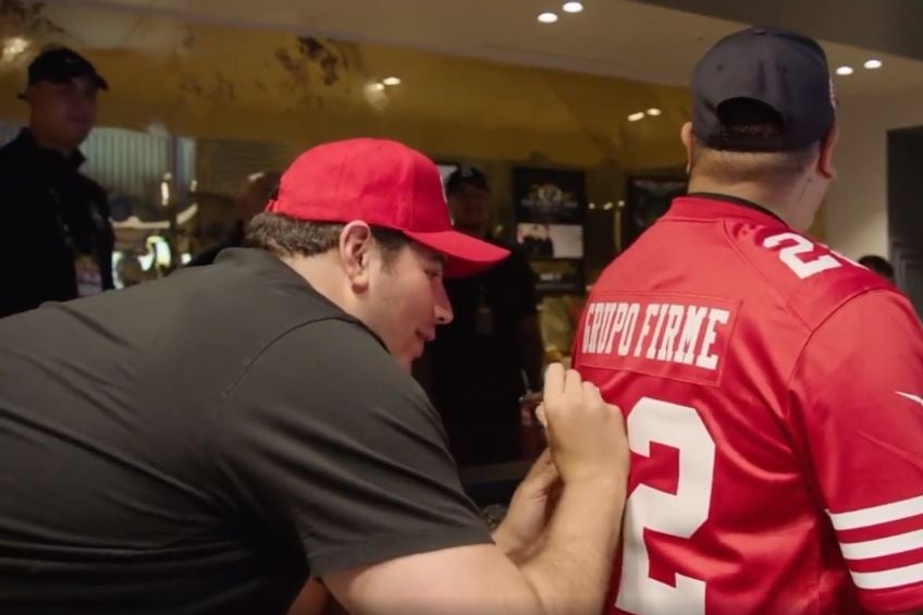 Alfredo Gutiérrez, mexicano de los 49ers, convivió con Grupo Firme en