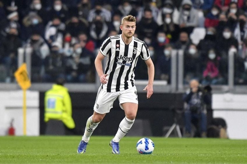 Matthijs de Ligt durante un partido de la Juventus