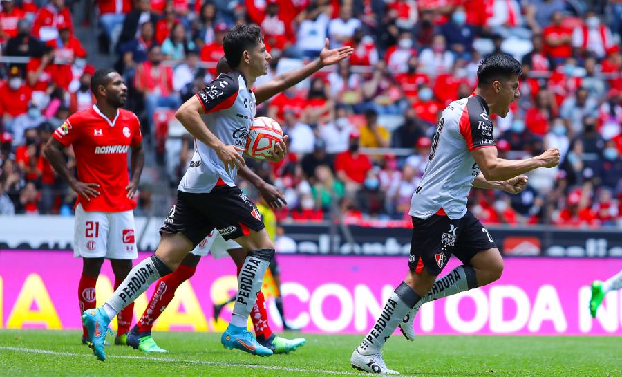 Aldo Rocha tras marcar ante Toluca