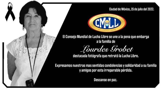 Descanse en paz Lourdes Grobet