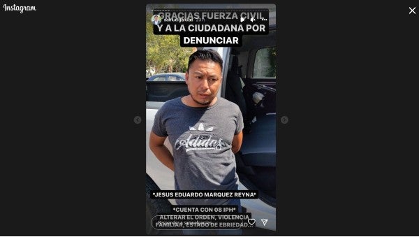 Jesús 'N', sujeto que agredió a mujer dentro de auto en Escobedo 