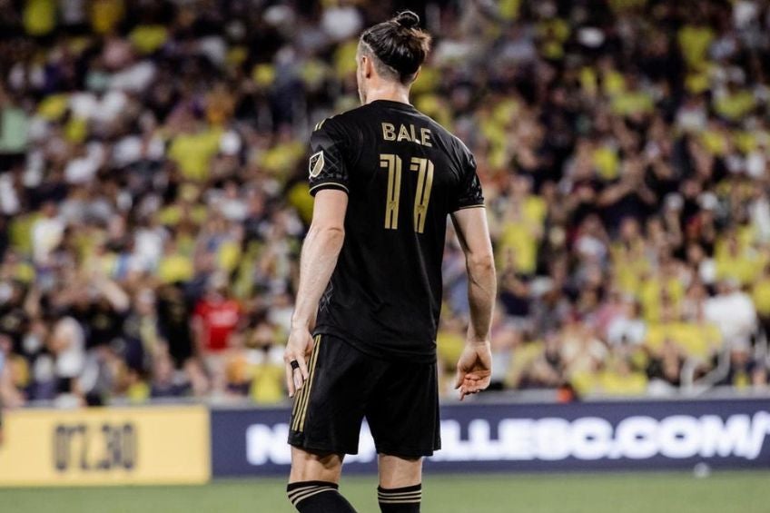 Gareth Bale en su debut con LAFC