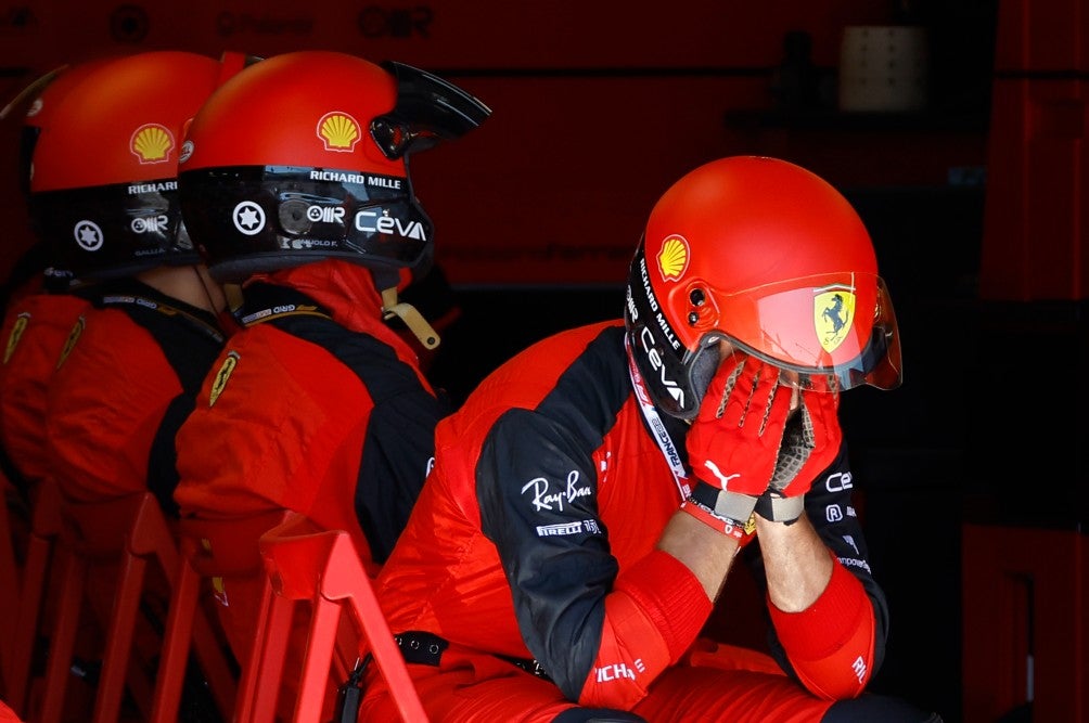 Ferrari lamentó abandono de Leclerec