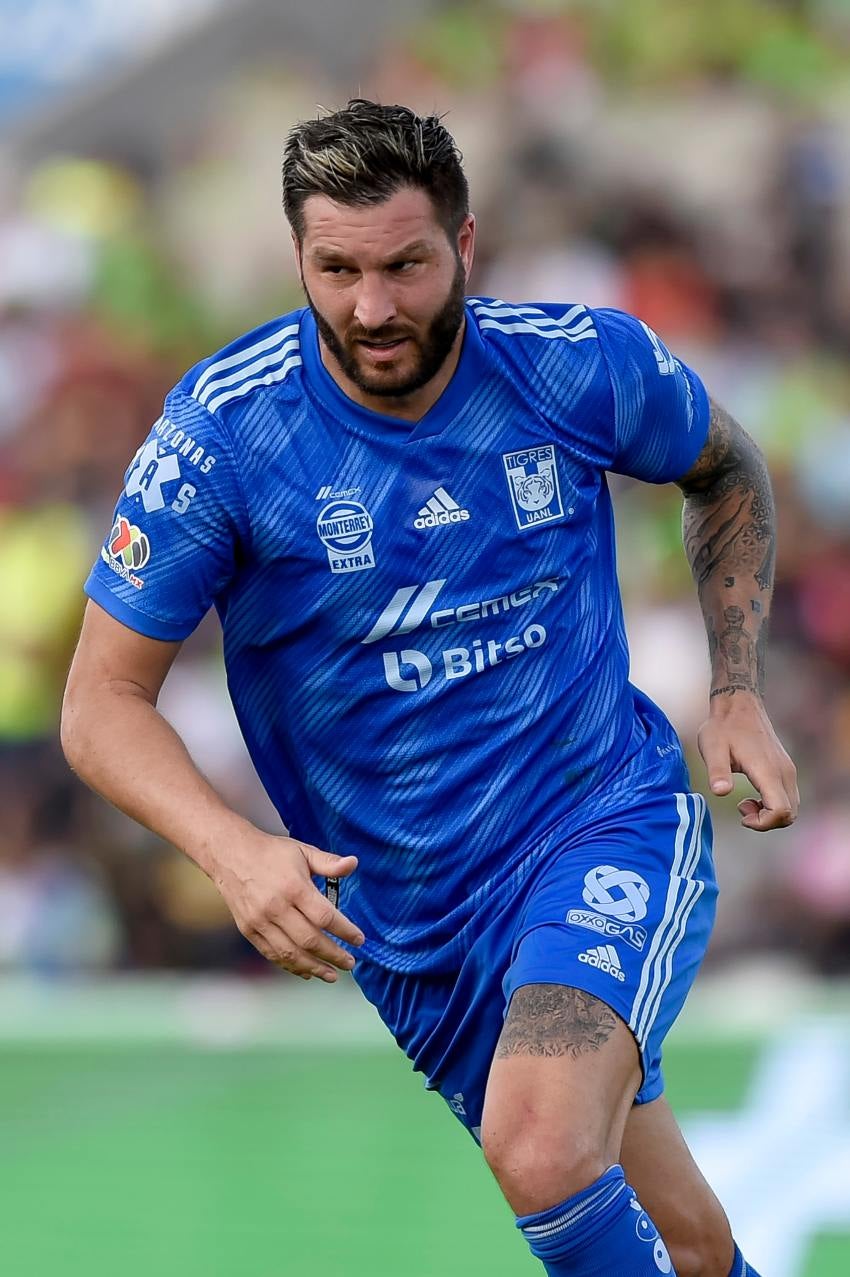 Gignac celebrando su gol vs Juárez