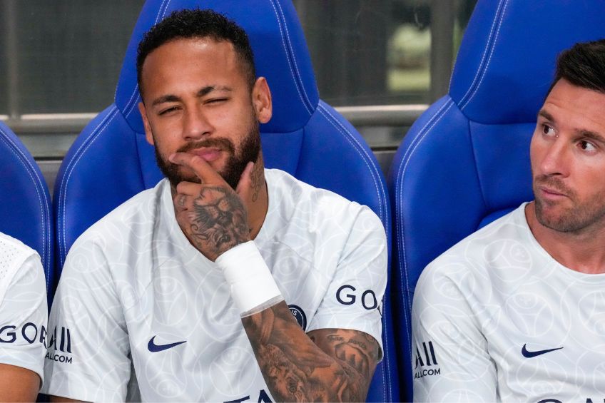 Neymar en pretemporada con el PSG