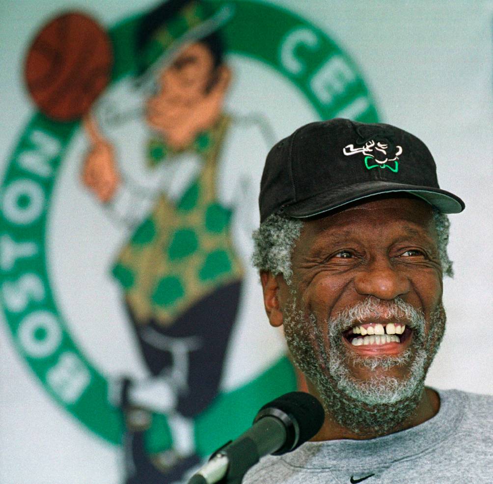 Bill Russell ganó 11 campeonatos en 13 años en Celtics