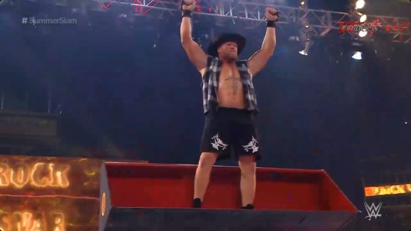 Brock Lesnar en el evento estelar de SummerSlam 2022
