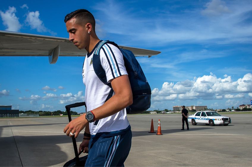 Ramiro Funes Mori previo a realizar un viaje con Argentina