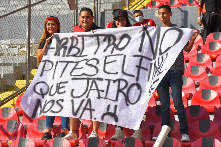 Aficionados de Atlas durante un partido