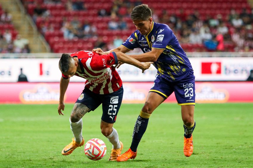 Rodrigo González durante un partido de Atlético San Luis