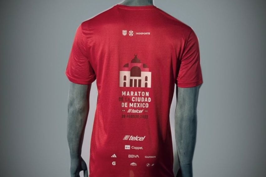 Playera que será utilizada durante el Gran Maratón de la CDMX