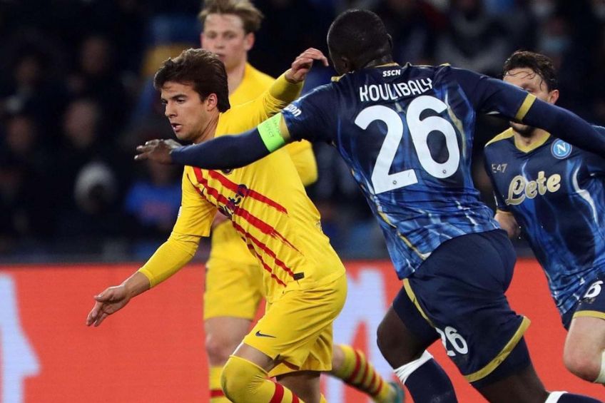 Riqui Puig durante un partido del Barcelona