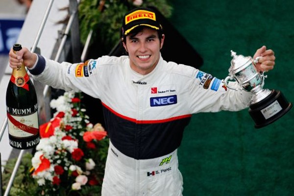 Sergio 'Checo' Pérez durante el Gran Premio de Malasia 2012