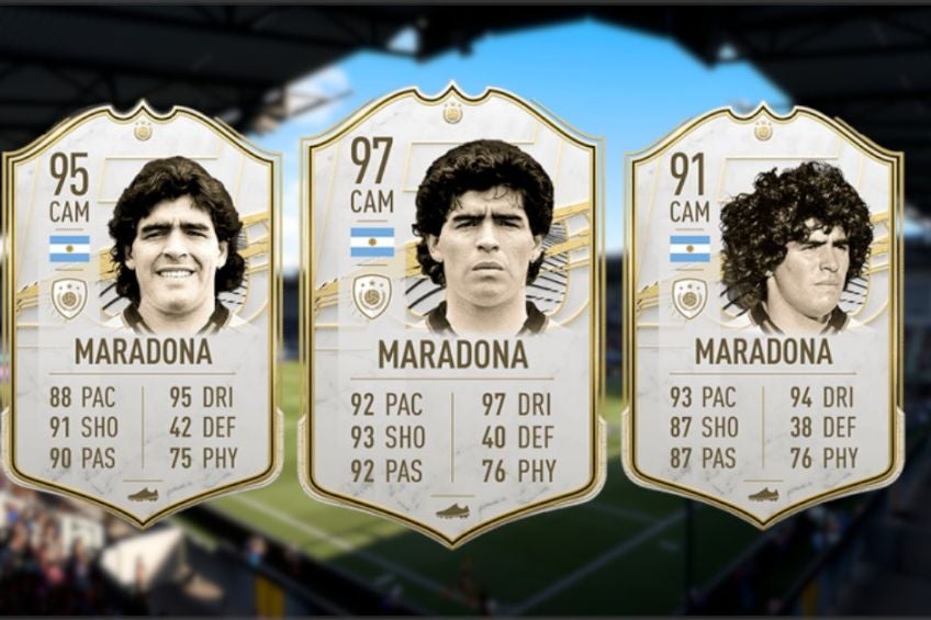 Cartas de Maradona en Ultimate Team