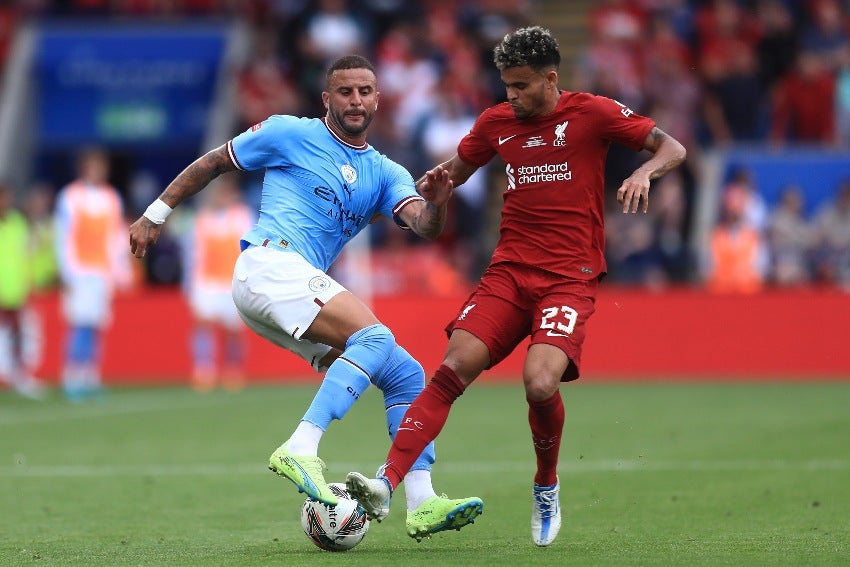 Kyle Walker en la Community Shield