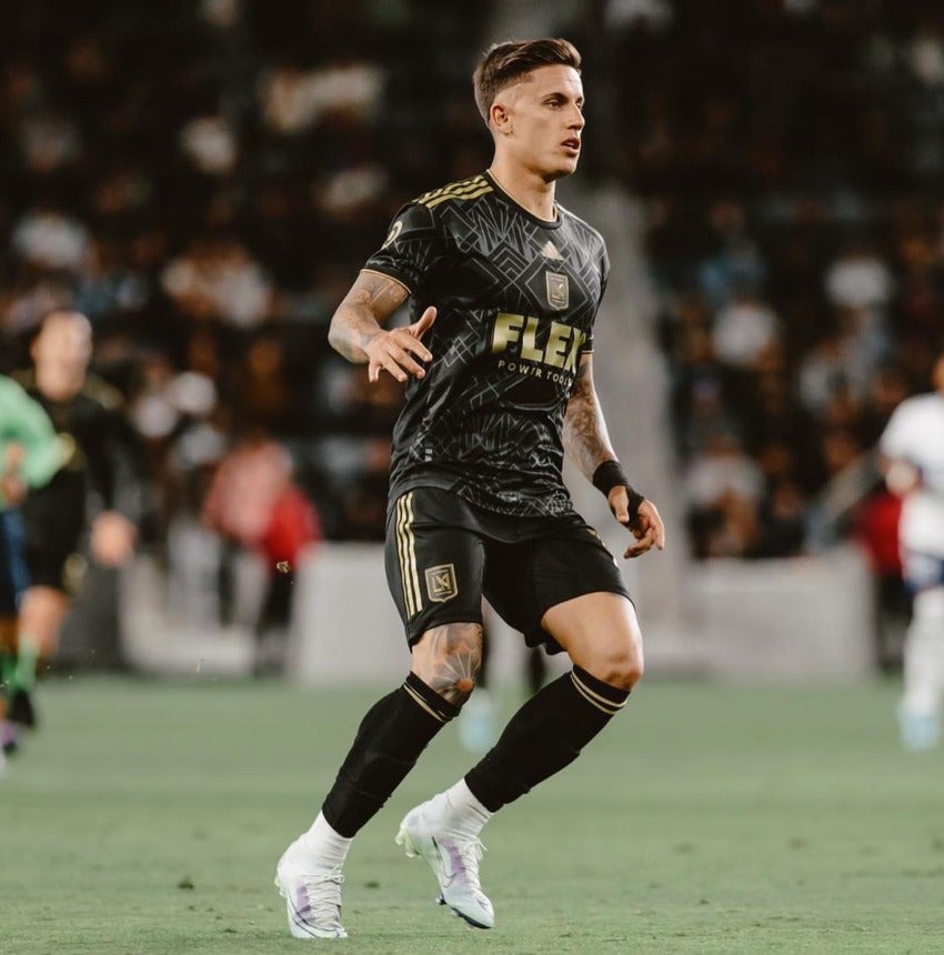 Brian Rodríguez en un partido de LAFC