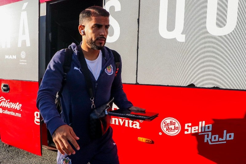 Miguel Ponce antes de un partido