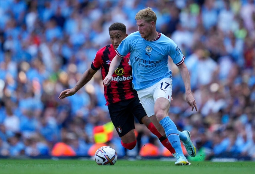 Kevin De Bruyne marcó un gol ante Bournemouth