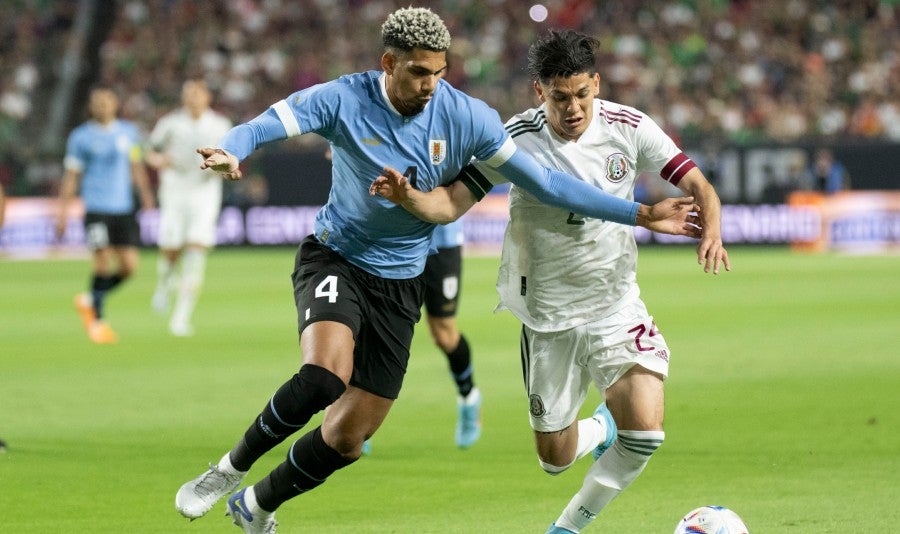 Artega en juego ante Uruguay