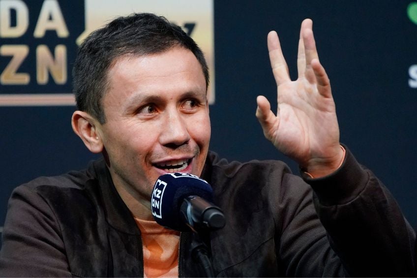 Golovkin en conferencia de prensa