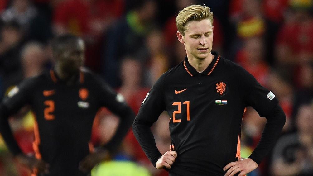 Frenkie de Jong está concentrado con los Países Bajos