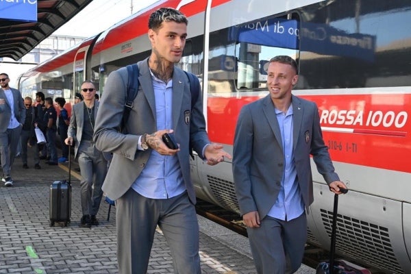 Los italianos están listos para su duelo de mañana